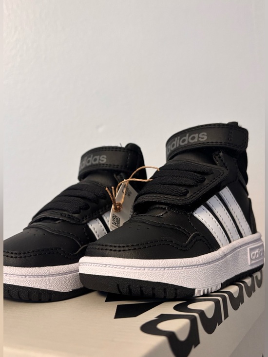 adidas Other - adidas Black and White High-Top Kids Sneakers